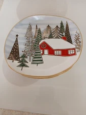 Set of 4 Eli & Ana 8" Elk Ridge Salad / Dessert Plates