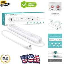 HS300 Surge Protector with Smart Control & USB Charging - Ideal for Home Offices