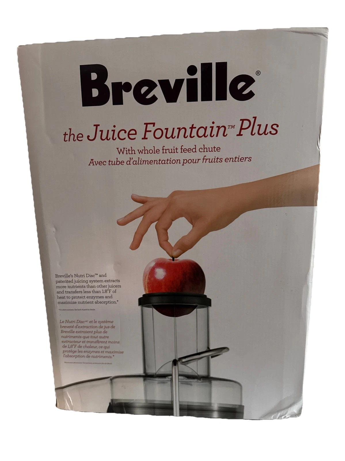 Breville the Juice Fountain Plus JE98XL Stainless Steel Juicer Extractor