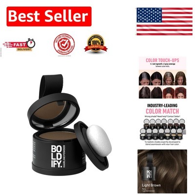 Easy Application Hairline Powder - 24-Hour Gray Concealment & Bald Spot Coverage