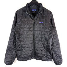 Patagonia Giacca Uomo Media Nera Nano Puff PrimaLoft Isolato Tampone Gorpcore
