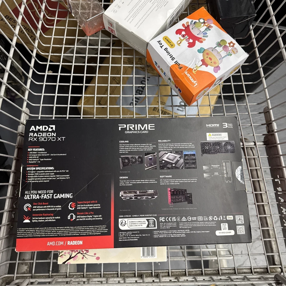 Asus AMD Radeon RX 9070 XT OC Edition 16GB GDDR6 Graphic Card PRIMERX9070XTO16G - Image 4 of 4