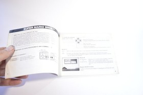 Notice Duck Hunt Super Mario Bros Nintendo Nes Pal original Booklet authentic