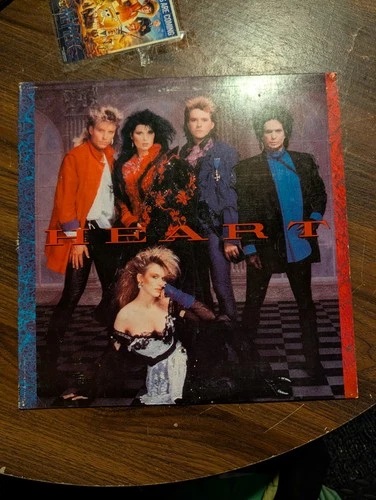 Heart Self-Titled Vinyl LP Capitol Records SJ-12410 1985 Album with Lyric Sheet