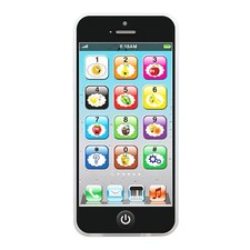 Toy Learning Play Cell Phone with 8 Functions 4.9 x 2.3 x 0.3 inches, Black3