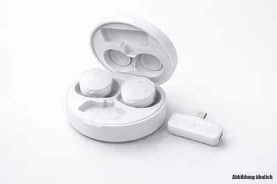SMALLRIG S60 Kabelloses Lavalier Mikrofon USB-C für iPhone/Android 44h Akku Weiß