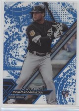 2017 Topps High Tek Pattern 1 Blue Rainbow 57/75 Yoan Moncada #HT-YM 2d9