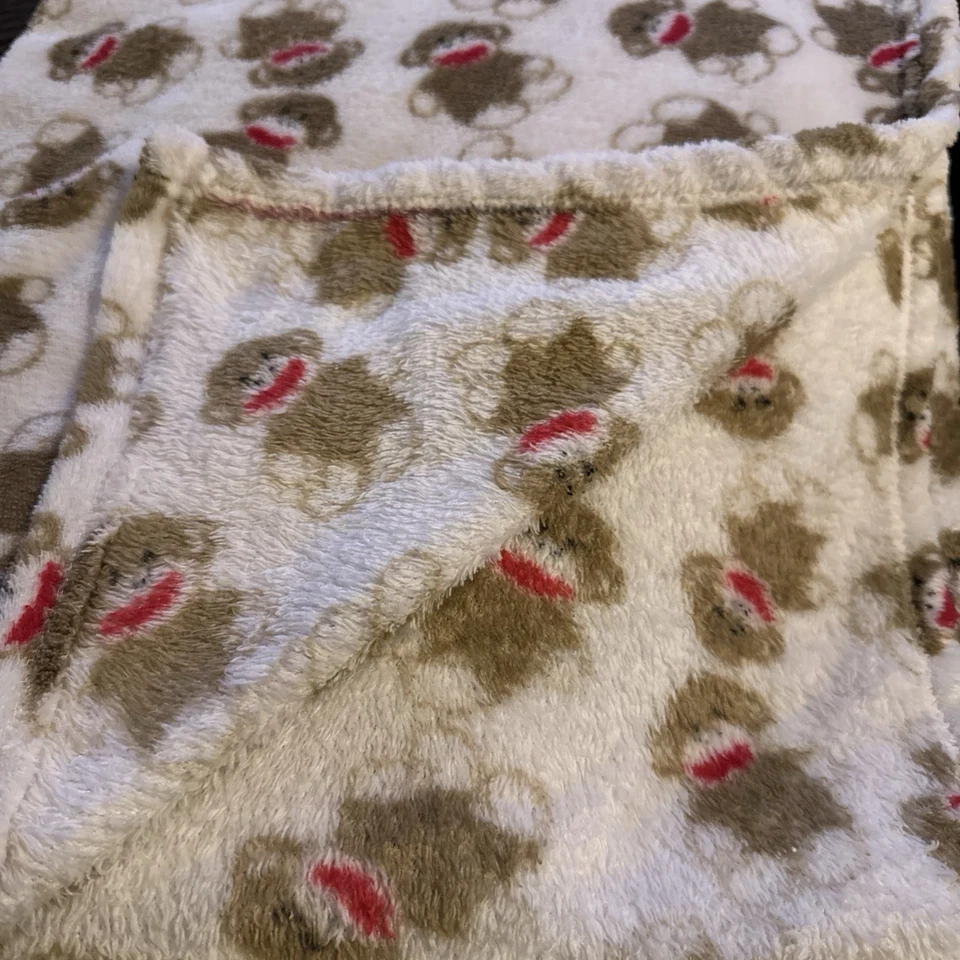 Calcetines Baby Starters Mono Manta Blanca Cuerpo Completo Felpa Vellón Foto 3 de 4