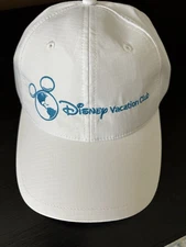 Disney Vacation Club Member Hat- White with Blue Embroidery