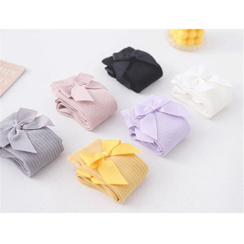 Rich BOW ribbon socks girl hearts Baby cotton knee high
Opens in a new window or tab