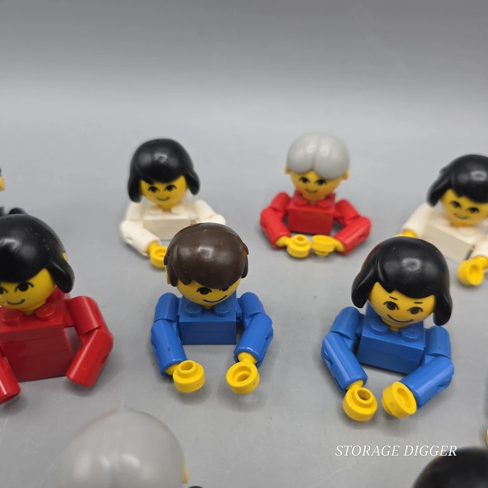 VTG LEGO Homemaker Family 11 Maxifigure Lot Classic 1970s Large-Scale Figures - Image 4 of 4