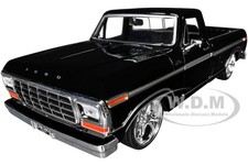 1979 Ford F-150 Custom Pickup Black Maxx Design 124 Diecast By Motormax 79346 1979 Ford F-150 Custom Pickup Black Maxx Design 124 Diecast By Motormax 79346