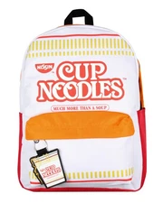 Nissin Ramen Cup Noodles School Travel Backpack With Padded Laptop Pocket