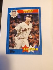 2022 Topps Series 2 - 1987 Topps All-Star Baseball Buster Posey #87AS-6 Blue