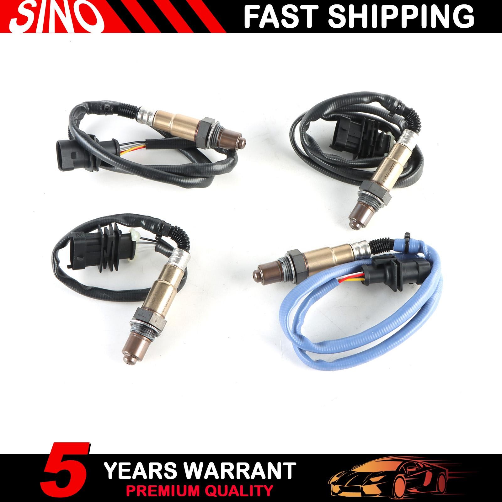 4Pcs Oxygen O2 Sensor Fit For Maserati Ghibli 2014-2020 Levante 17-20 3.0L Turbo