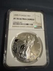 1999 P American Silver Eagle PF70 Ultra Cameo NGC