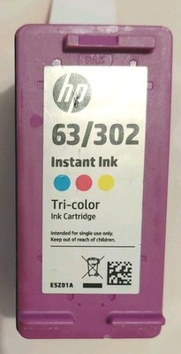 Genuine HP 63/302 Single Tri-Color Original HP Ink Cartridges 2021- NOS