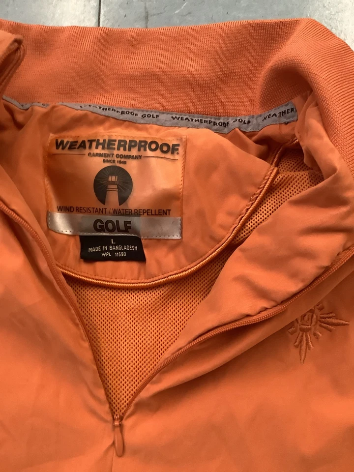 NUEVO CON ETIQUETAS Weatherproof Garment Company GOLF Mujer Media Cremallera Exterior Chaqueta Bolsillos L Foto 2 de 4