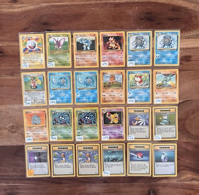 Pokemon - Base Set 2 Karten WOTC Jahr 2000 Vintage