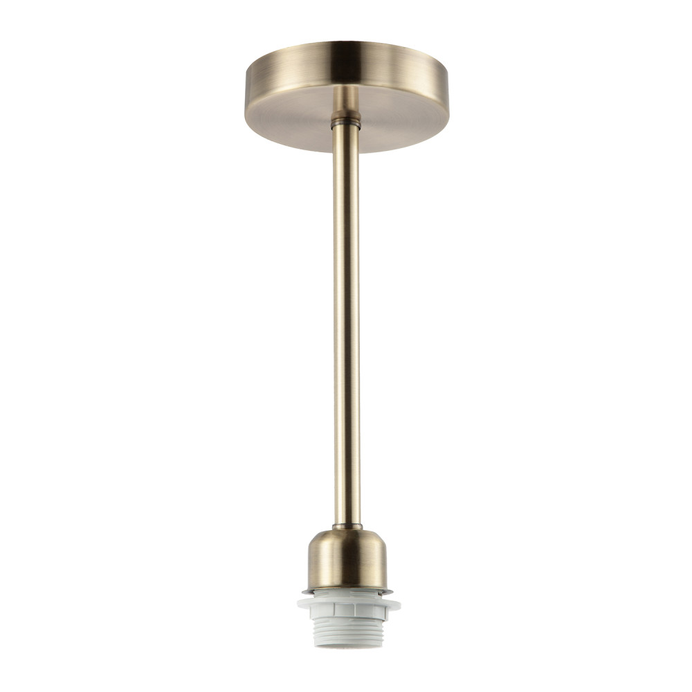 Classic Antique Brass Ceiling Light Fixture to Showcase Lamp Shades by Happy ...