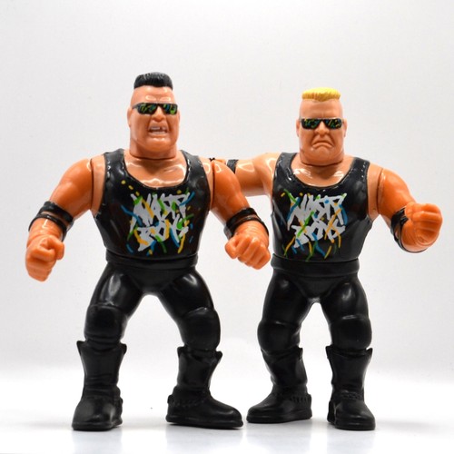 Hasbro WWF Wrestling Tag Team Figures Series 4 Nas...