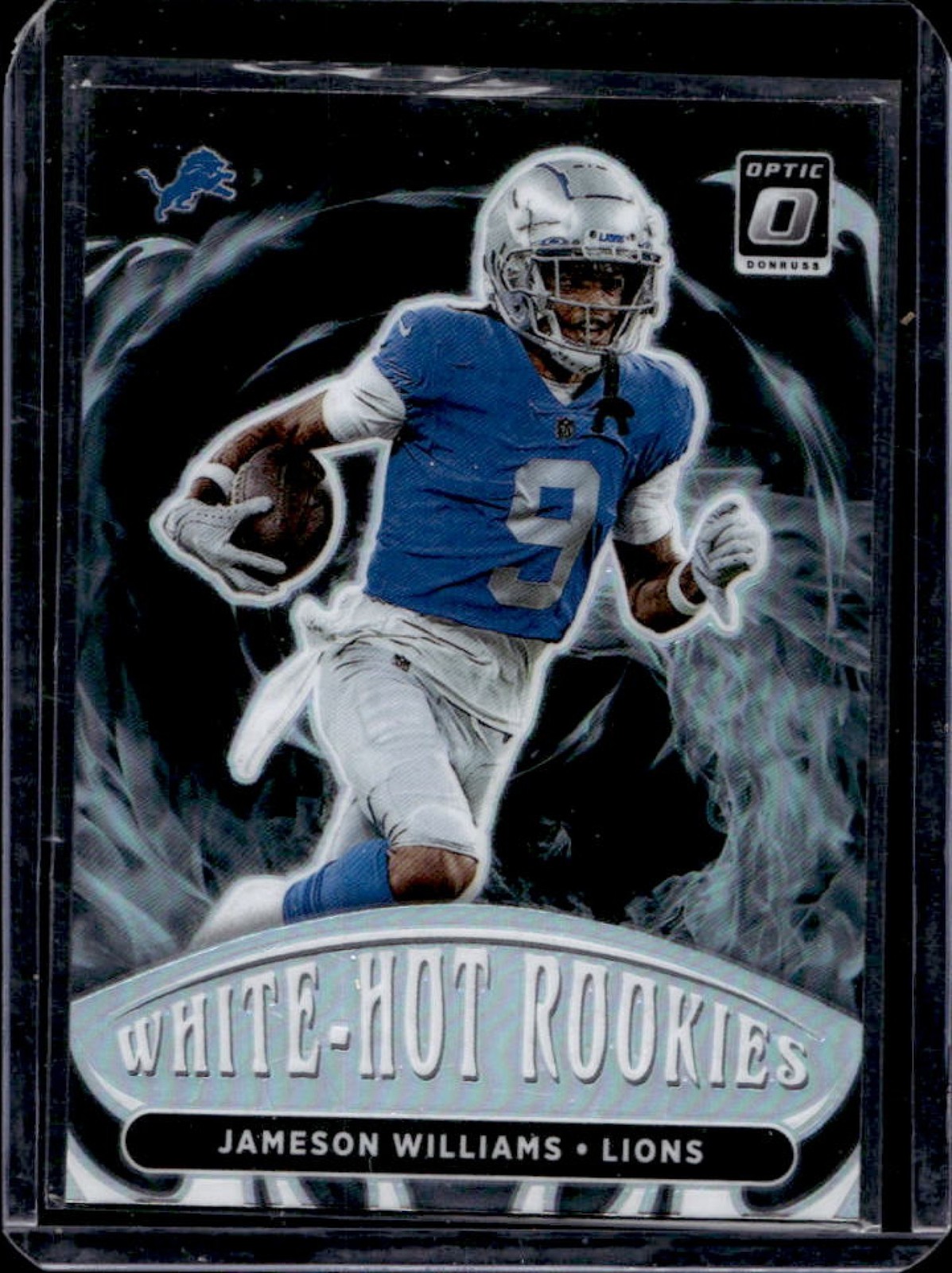 2022 Donruss Optic Jameson Williams White Hot Rookies RC #WHR-4 Lions