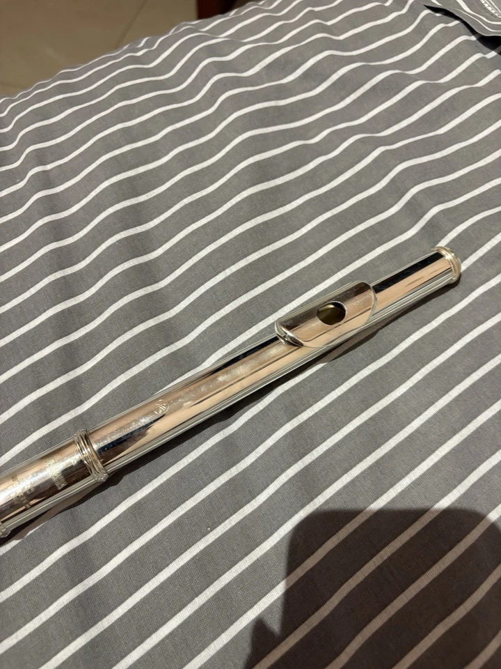 YAMAHA YFL282 FLAUTO TRAVERSO DA STUDIO ARGENTATO FORI APERTI IN LINEA YFL 282  - Immagine 4 di 4