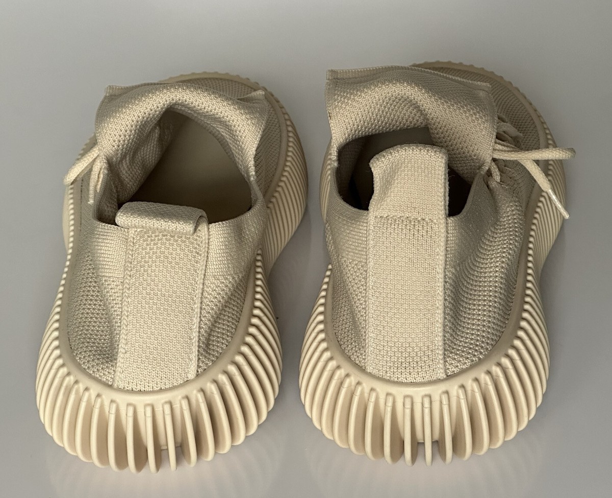 Bottega Veneta★素敵！Men's Tech Knit Cane Sugar Sneakers Bottega Veneta - Ripple tech-knit sneakers Bottega Veneta