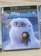 Abominable  4k Blu ray slipcover