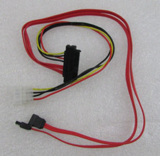 18" Single Channel SAS Cable Dual SATA to SFF-8482 with 12  Power Lead