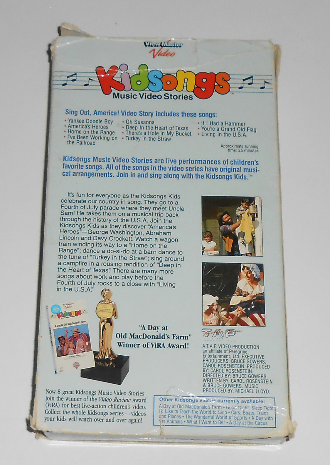 Vintage 1986 View Master Kidsongs Sing Out America Kids Music Patriotic