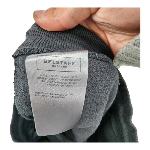 BELSTAFF Mens Sz SMALL Blackwater Tapered Moto Sweatpants, Black - Picture 16 of 21