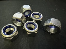 M18 x 1.5 A2-70 Stainless Nylock Lock Prop Nut Mercury Honda Suzuki Yamaha 27mm