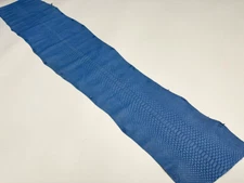Blue Big Genuine Python Snakeskin Leather real hide snake skin jumbo Rattle 504