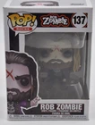 Rob Zombie Funko Pop! Rocks Vinyl Figure #137 With Plastic Protector