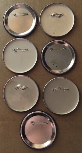 7 Disneyland Souvenir Buttons Pin Citizen Anniversary Aladdin Birthday Cars Land - Picture 2 of 2