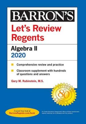 Lets Review Regents Algebra II 2020 - Gary M. Rubenstein - Gut - Taschenbuch
