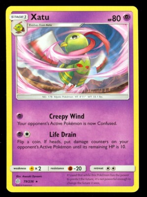 Pokemon XATU 79/236 Cosmic Eclipse RARE - - MINT | eBay