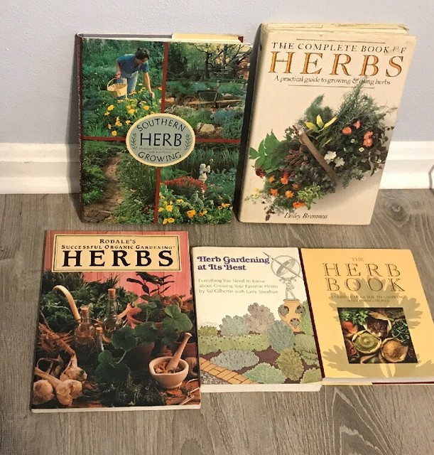 Herb Gardening Book Lot Of 5 Guide To Growing And Using eBay