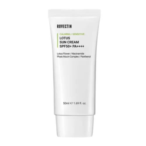 [ROVECTIN] Calming Lotus Sun Cream - 50ml (SPF50+ PA++++)