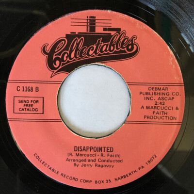 Claudine Clark Party Lights / Disappointed Vinyl Single 7inch Collectables