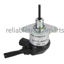 For Kubota V3300 V3600 V2607 12V Fuel Shutdown Solenoid 1G772-60014 1G772-60010
