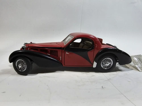 Precision Models Franklin Mint 1936 Bugatti Type 57SC Diecast Car Red - Picture 1 of 14