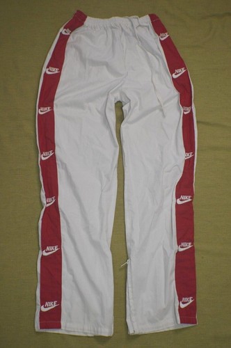 Vintage Nike Tracksuit Bottoms White/Red, 50% OFF, 44% OFF
