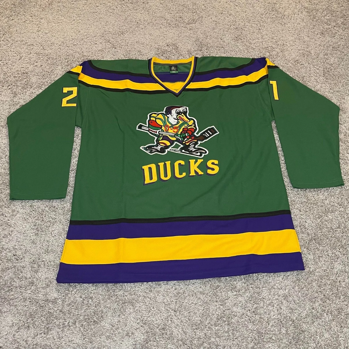 The Mighty Ducks Movie Hockey Jersey Dean Portman #21