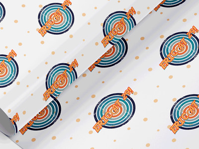 Personalisiertes Retro Geburtstag Geschenkpapier, Geschenkpapier, beliebiger Name, beliebiger Wortlaut