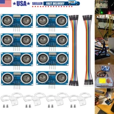 8Pcs HC-SR04 Ultrasonic Distance Measuring Transducer Sensor Module for Arduino