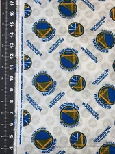 NBA Golden State Warriors Basketball 1/2 yard (18 by 44”) Cotton Fabric new
