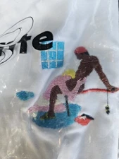 🔥🔥 Carne Bollente White Organic Cotton Deep Diving T-Shirt Unisex  NWT X-Large