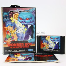 ebay® Auktion 185508889999 | Sega Mega Drive OVP Wonder Boy in Monster World Sehr Gut mit Anleitung Thumbnail of ebay® auction 185508889999 | Sega Mega Drive OVP Wonder Boy in Monster World Sehr Gut mit Anleitung